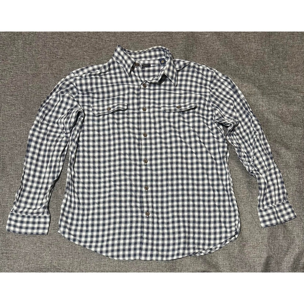 Club Room Men's‎ L Plaid Long Sleeve Shirt